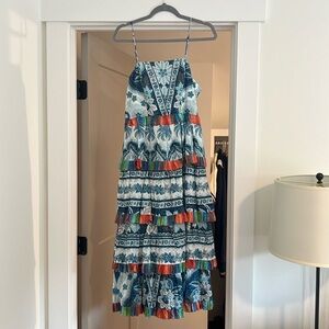 Farm Rio tiered midi Dress NWT size L